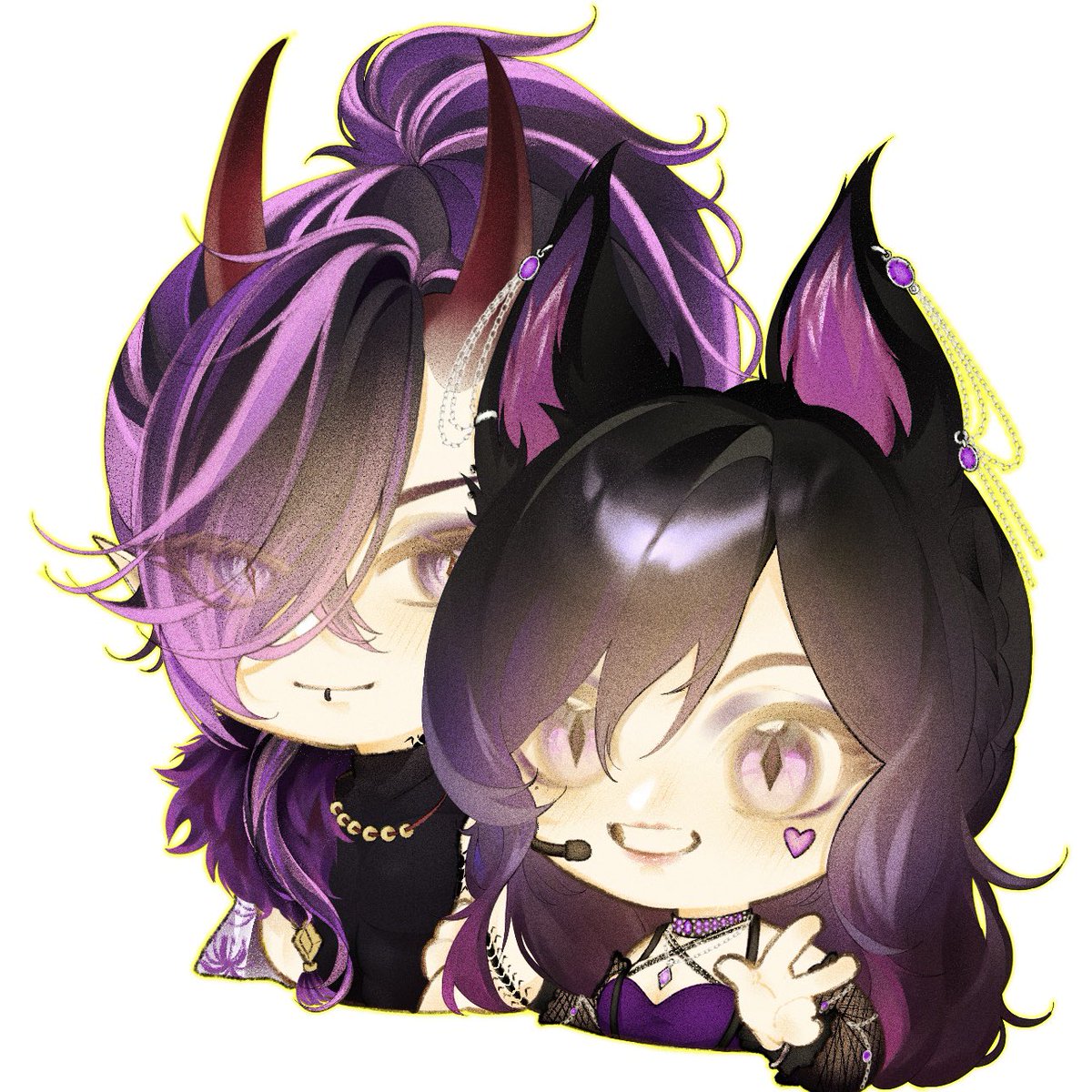 Sapphire Chan VT 青玉 💜💎【Wolf Spirit Vtuber EN】 tweet media