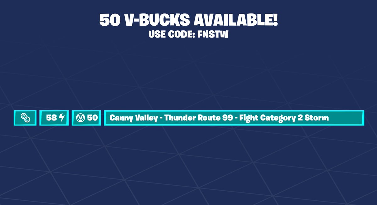 Fortnite_STW's tweet photo. 50 Vbucks!

Use Code FNSTW to support me! https://t.co/LYyzxprhvG