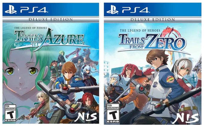 PhysicReleases's tweet photo. VGP reprints of Legend of Heroes Trails to Azure &amp; Trails From Zero PS4 are back in stock!  

hhttps://videogamesplus.ca/OxHU6N [Free Shipping]    

PS4 singles $84.99 / 62 USD 
PS4 2 pack $159.99 / 118 USD [$79.99 each / 59 USD save $10]  

 - Limited Quantities https://t.co/LqrQKECHsm