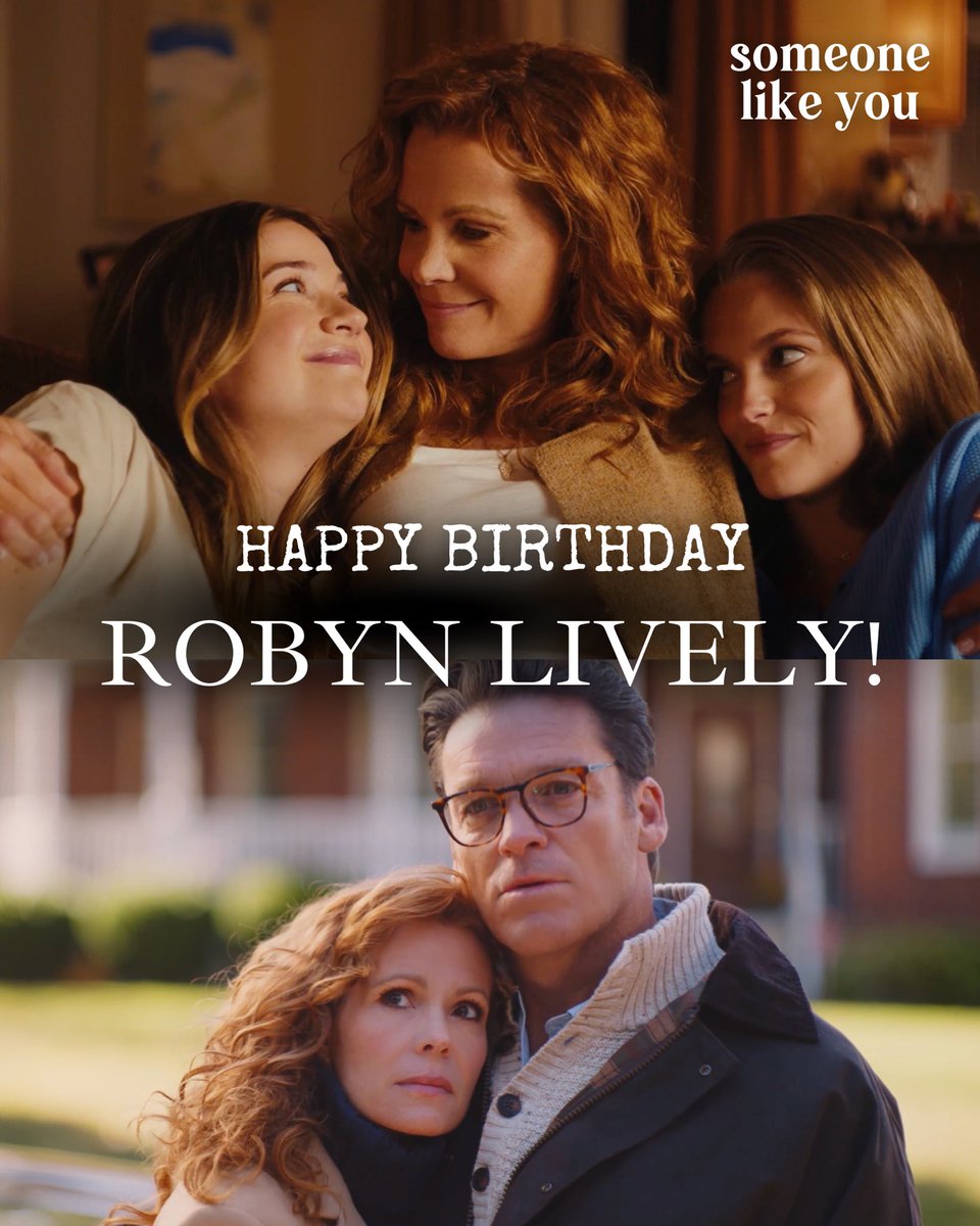 Happy Birthday week to the beautiful <a href="/RobynLively/">Robyn Lively</a>! Have you seen her performance in my movie #SomeoneLikeYou? 😭✨ Just magnificent!