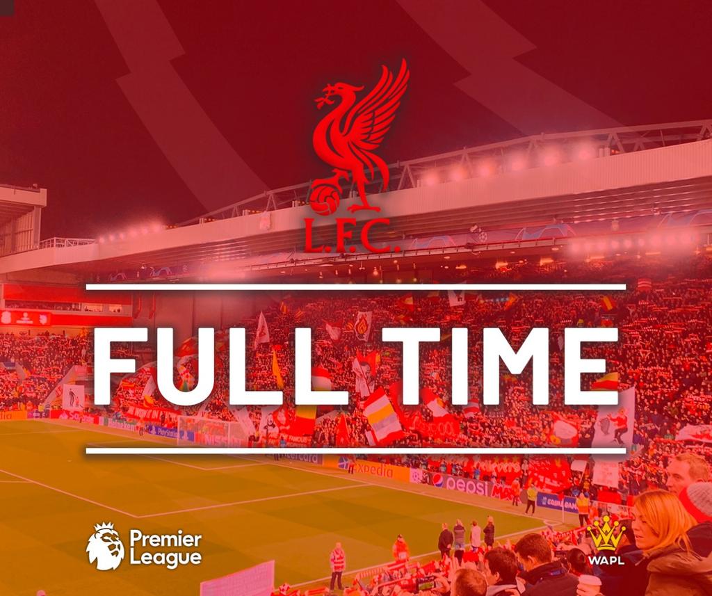 • Full Time 

Sunderland 0 - 1 Liverpool 

van Dijk ⚽️ 

#PremierLeague 

#SUNLIV 

#WAPL