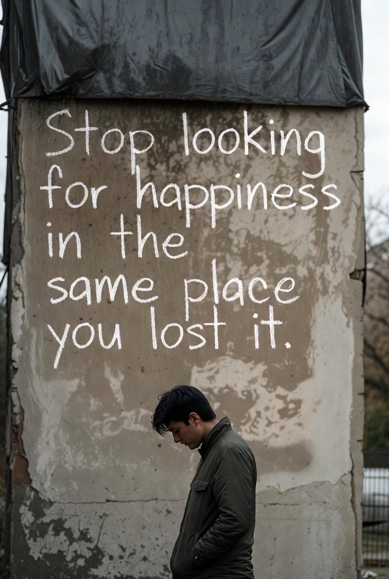 Stop looking for happiness in the same place you lost it.
-Paulo Coelho