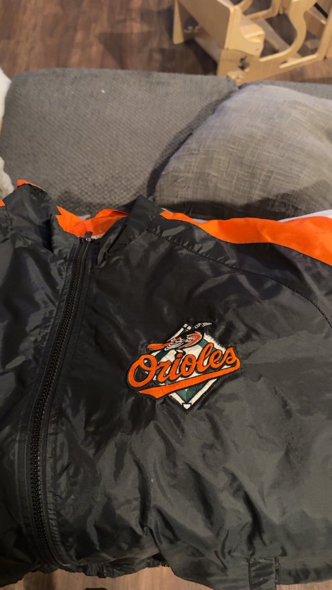 Vintage <a href="/Orioles/">Baltimore Orioles</a> jacket for my birthday!
Thank you Tia!