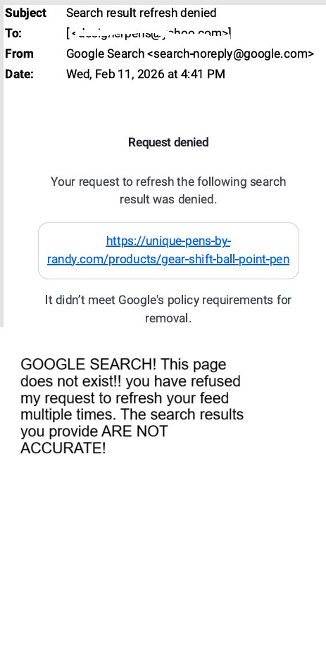 RandyFilkin's tweet photo. @Google WHAT PART OF THIS PAGE DOES NOT EXIST DO YOU NOT UNDERSTAND?? @googlesearch... https://t.co/HRGy07nNBX
