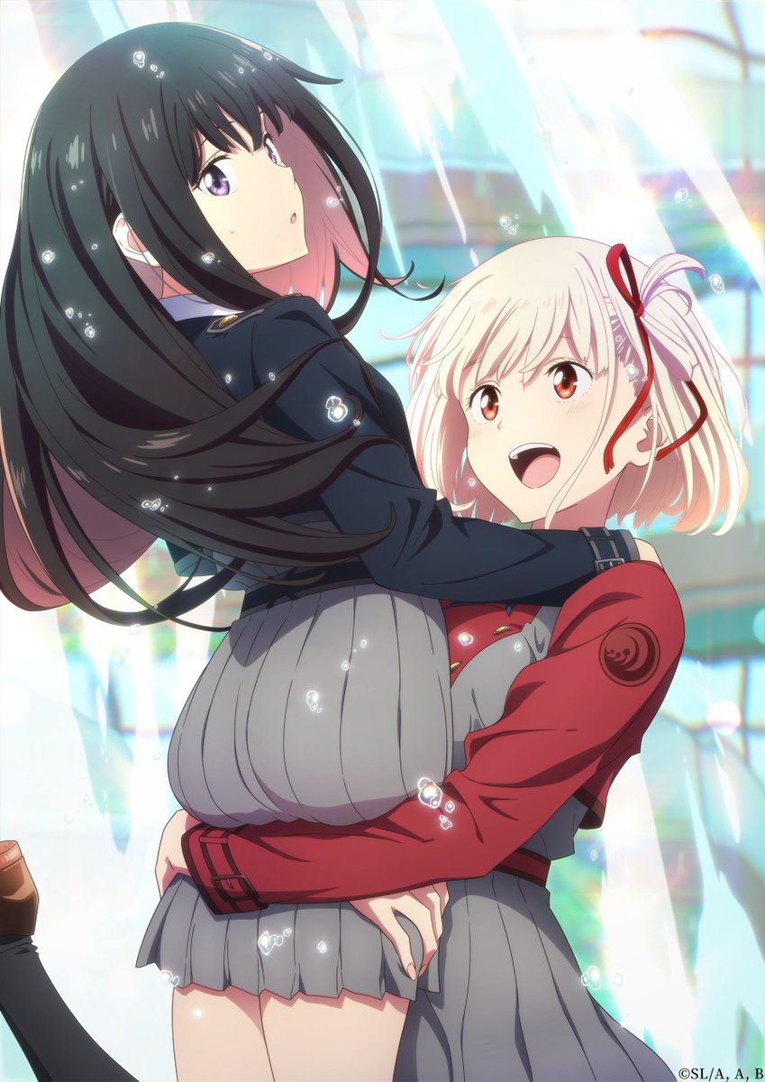 animetrends's tweet photo. El NUEVO proyecto de anime de 'Lycoris Recoil' se encuentra oficialmente EN PRODUCCIÓN.

Chisato y Takina regresan. ☕ https://t.co/N8AZYXYnIJ