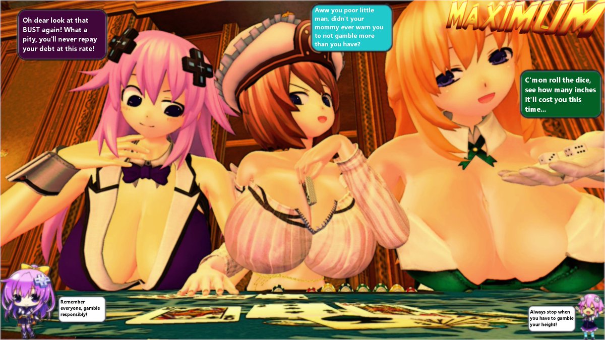 Sorry for the nothing the past few months, but here you go, latest image...what do you did when you've gambled all your money and clothes...well theres still one thing you can lose...