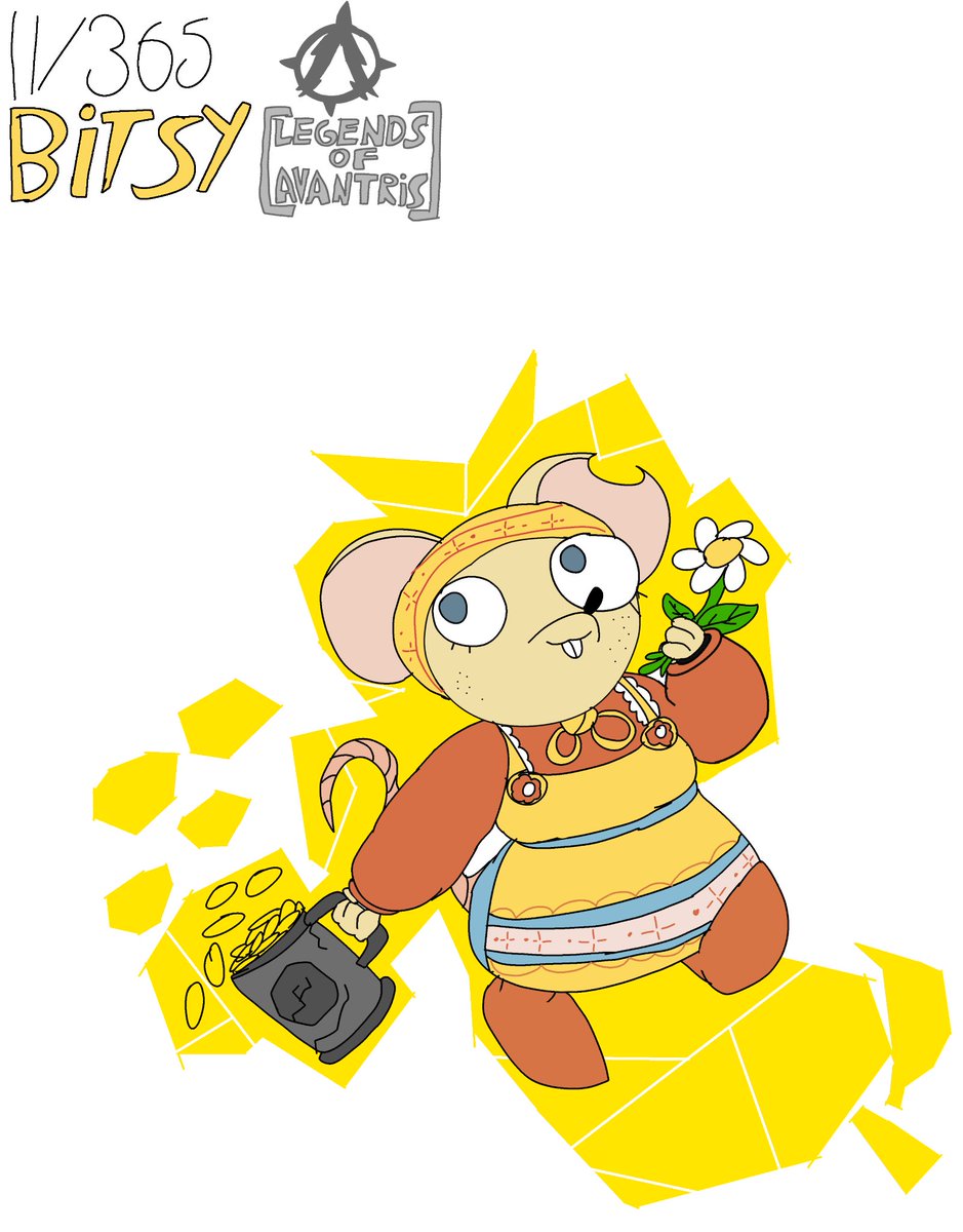M4XIMUM_1MPACT's tweet photo. Drawing a favorite character every day to improve my art pt.11/365: bitsy from legends of avantris!
#digitalart #art #fanart #legendsofavantris #uprooted https://t.co/6azBCarZj4