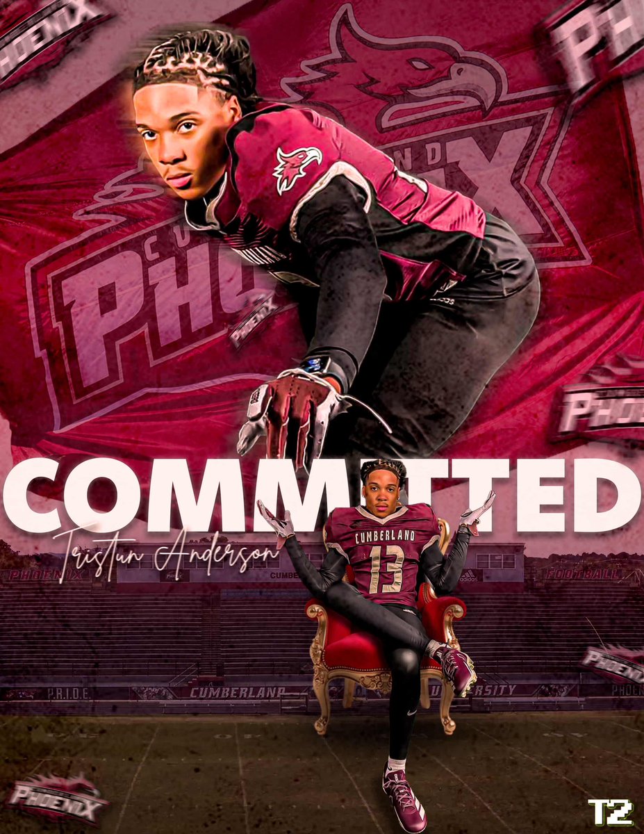 TristunAnderson's tweet photo. 100% committed @CumberlandFB @LukeSheridanFB @TimMathisCU  @PellCityFTBL @CoachJRoss_ @jakeganus @JamesHancock205 @JoeBerry258589 @cjenks1279 https://t.co/ktxfSJJr2I