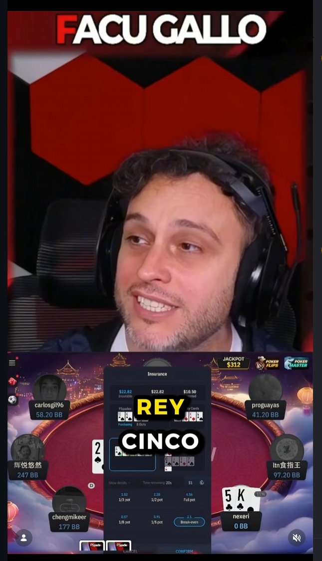 🎉Sorteo 20 USD💸
1️⃣Follow
<a href="/FSpadexx/">Facu Gallo</a>
Instagram.com/fspadex
2️⃣etiqueta 2 amigos
3️⃣ REPOST y LIKE
4️⃣Comentá este REEL👇
instagram.com/p/DUnumiWjesh/

Si no tenes cuenta en WPTGlobal te llevas 10 gratis poniendo el código de bonificación FACU
tinyurl.com/wptglatam