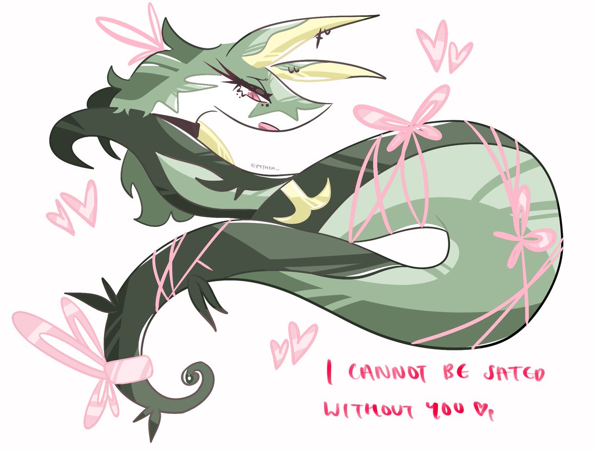 Pythea_'s tweet image. Oh, am I just a SUCKER for you 🖤🦇

Wishing you all an (early) happy valentines day &amp;lt;3

#serperior #Pokemon  #ValentinesDay