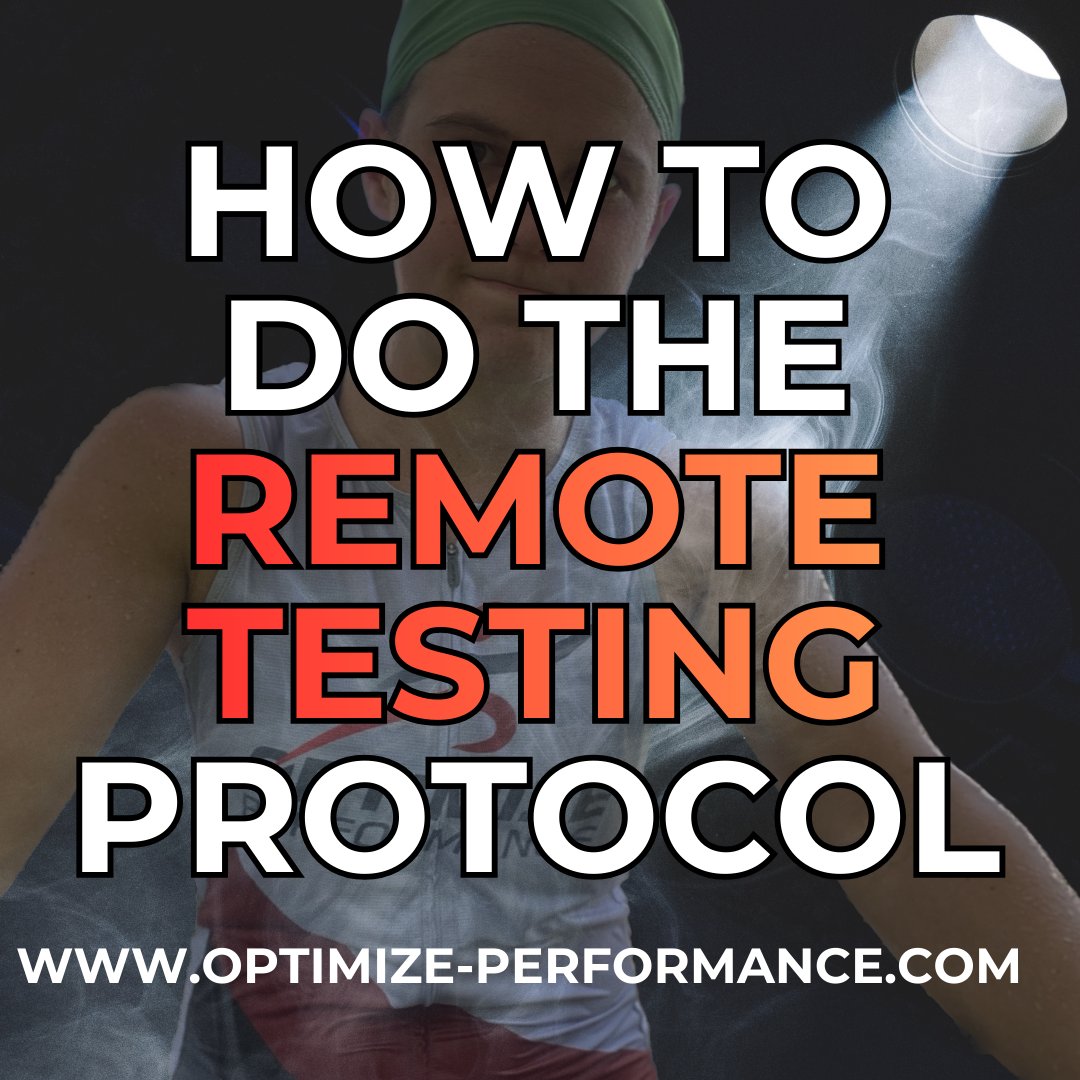 OptimizePerform's tweet photo. HOW to do the REMOTE TESTING PROTOCOL - Running! https://t.co/GkMvHeGcYy https://t.co/TNUxAIrYEV