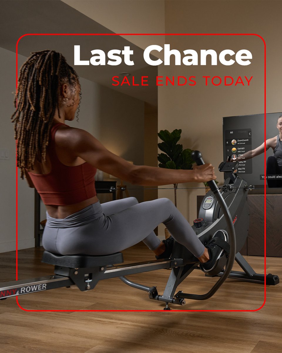 SunnyHealthFit's tweet photo. Don't miss out on this chance to turn your home gym dreams into a reality!☀️ Our fitness deals end today so make sure you check out the link to shop. 🔗 https://t.co/ptbtFdBo8t https://t.co/XtZHolTJU4