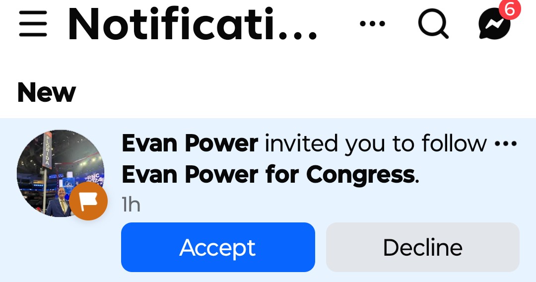 MariaPeiro305's tweet photo. Florida GOP Chairman Evan Power who is running for Congress keeps sending me invites via Facebook so I can follow him. A Republican who hasn't been blocked by Evan Power, let him know to stop sending me invites. I wouldn't even support him for dog catcher. He blocked me from. His account. He had the Florida GOP block me and he has blocked half of Republicans in Florida.