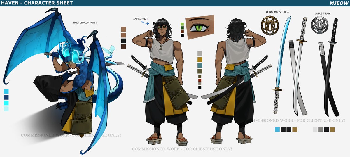 OC commission for @/art_enthusiest ~!