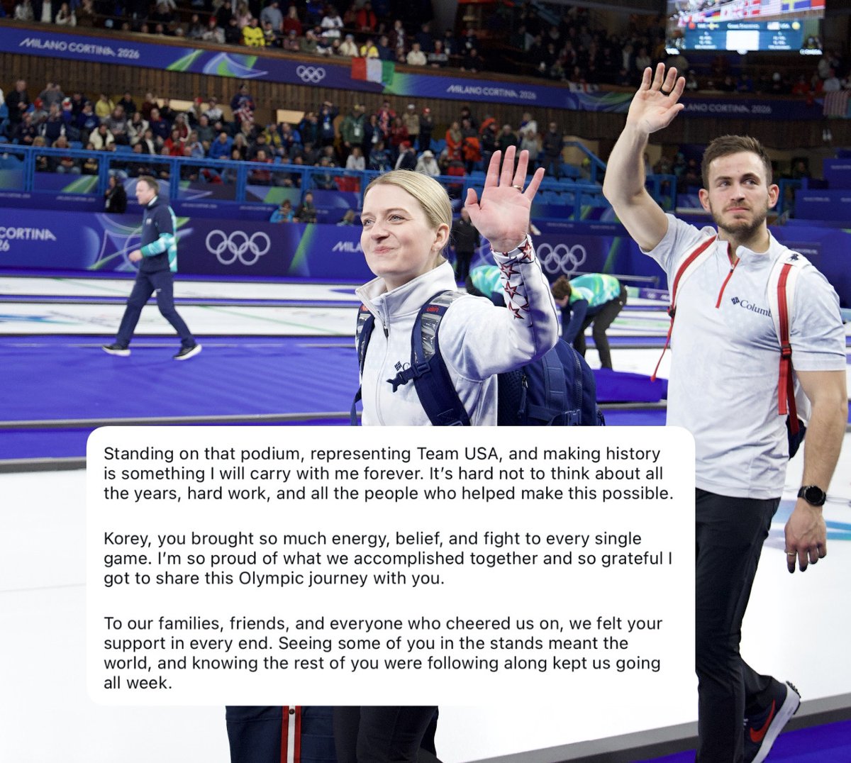 A message from Olympic silver medallist Cory Thiesse!

📸: Anil Mungal/TCG
