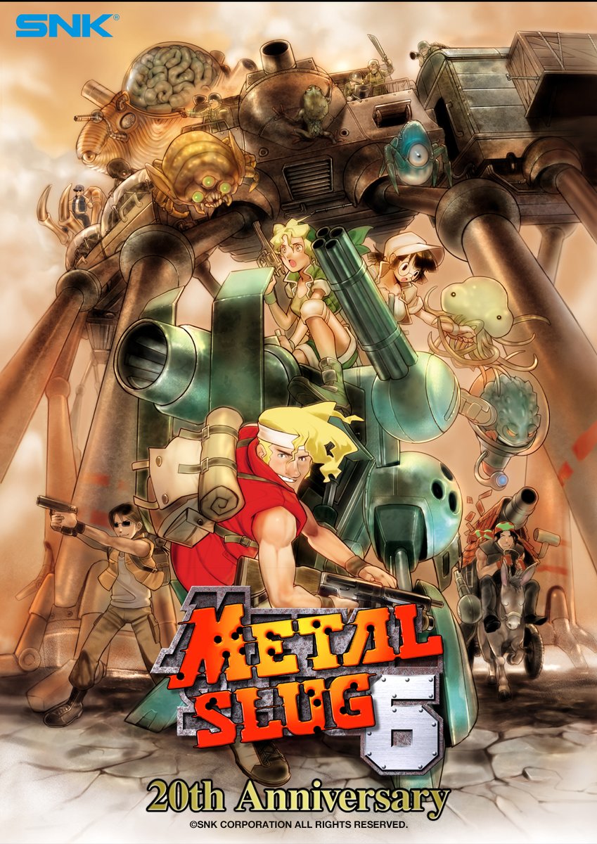 [#Anniversary]
Today, February 22, marks the 20th anniversary of METAL SLUG 6 (released in 2006). 🪖🔫

Thank you to everyone who has enjoyed the game over the years ✨

💭 If you have any memories or stories from that time, feel free to share them with us!
