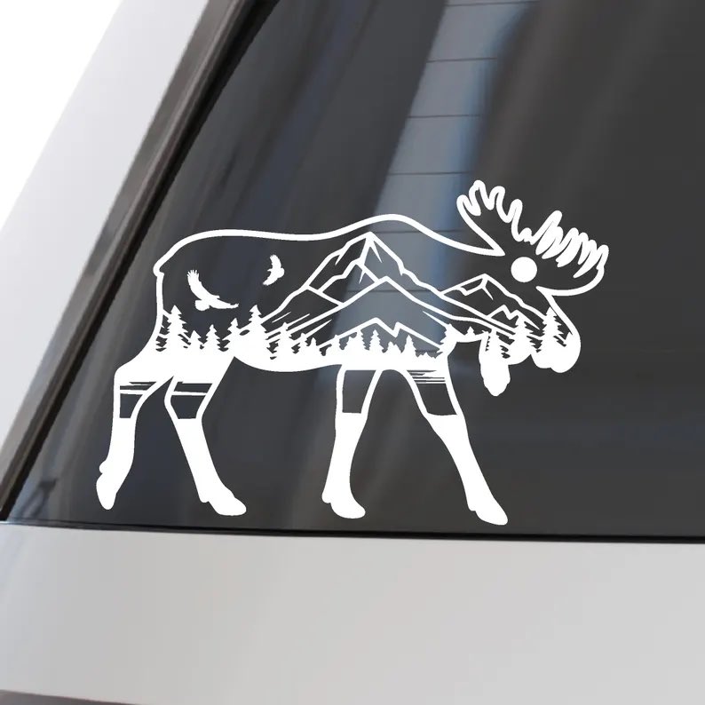 GetDecaled's tweet photo. This Canadian moose decal just hit our Etsy shop. B2 -30% Storewide 🎉 
Waterproof, fade resistant and car wash safe 💪 get yours👇 

https://t.co/z84kY1iJcu https://t.co/uQjqgNvnvz