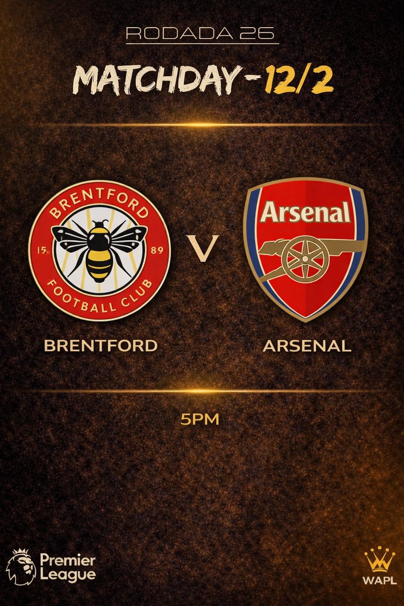 WeArePLeague's tweet image. ◉ Premier League • Rodada 26 

Matchday 

O Líder entra em campo nesta 5a feira em jogo que vai fechar a rodada.

A vantagem diminuiu e o confronto é complicado, em mais um Derby Londrino o Brentford olha para cima na tabela e sonha com vaga nas competições européias.

Fique