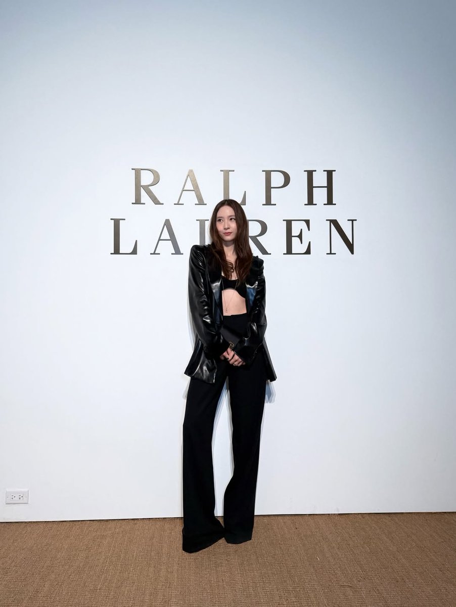 krystclass's tweet photo. [Krystal IG]

"at the 2026 @.RalphLauren Collection show.✨ #.RalphLaurenFall26 #.RalphLauren #.RLCollection #.NYFW" https://t.co/0ki5hX2G9w