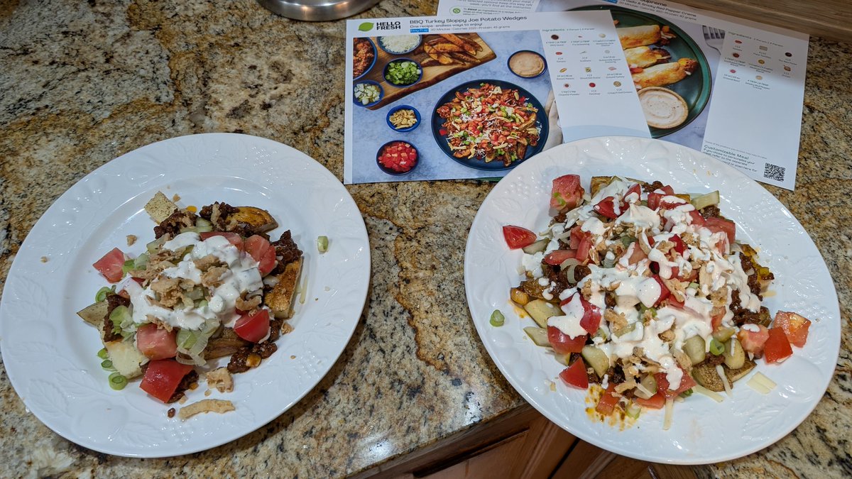davidgburns's tweet image. I’ve been loving the new expanded HelloFresh menu: bigger portions and 100+ weekly recipes. Try FREE meals with my personal discount 🥘 &amp;gt;&amp;gt; hellofresh.com/freebox/MzY1OD…
#HelloFreshPics #HelloFresh