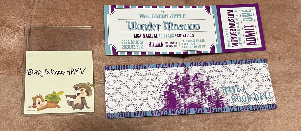 Mrs. GREEN APPLE ミセス Wondermuseum ワンダーミュージアム 会場限定