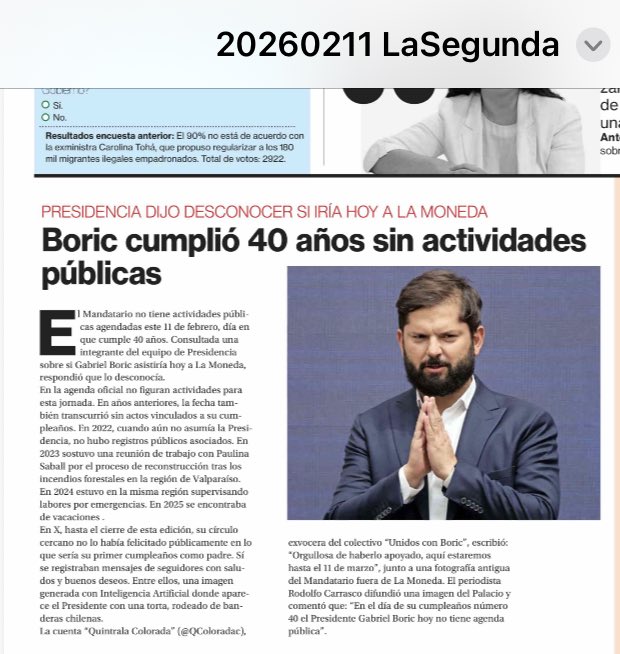 cesarmolfino's tweet photo. La ironía del titular en La2ª de hoy https://t.co/JOIAtEZIQ2