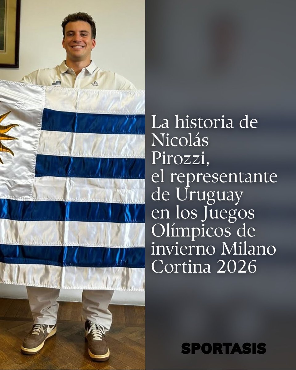 🧵La historia de Nicolás Pirozzi, el representante 
de Uruguay en los Juegos Olímpicos de invierno Milano Cortina 2026 #MilanoCortinaOlympic2026 #MilanoCortinaOlympics2026