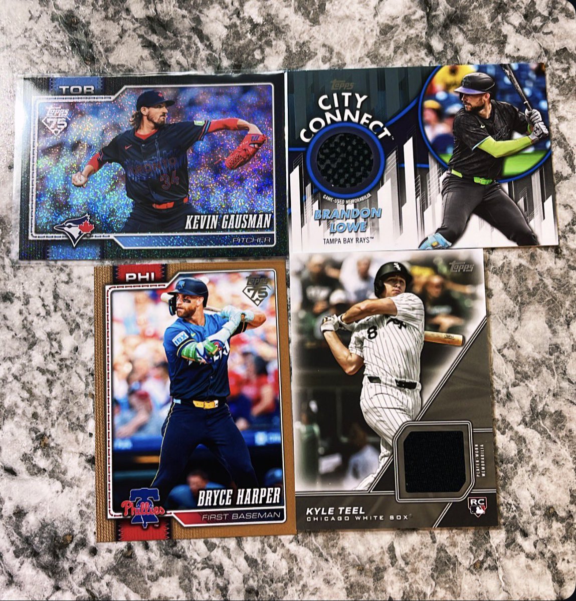2026 Topps Jumbo Box was a fun Rip!

Black Gausman 2/10
Brandon Lowe 33/150
Wright Auto 43/75
Sasaki 24/50
Harper 772/2026

All Available! 

<a href="/fathersonpulls/">Ron & Joey</a> <a href="/Elliott0924/">Chasing Hits Sportscards</a> <a href="/AnthonyCa2Tx/">Anthony Mathews</a>