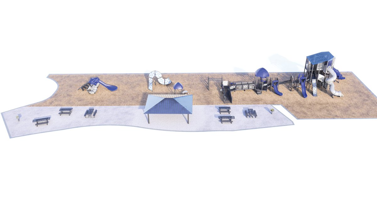 NorCalRec's tweet image. Laura Mills Park in Fallon, NV is moving forward with new playground improvements.

Slides, climbers, and inclusive, ADA-accessible components are planned, with areas for ages 2–5 and 5–12.

Looking forward to seeing it take shape.
#InclusivePlay #FallonNV