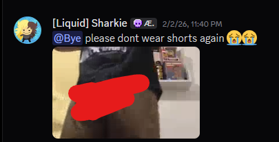 kaidwantsblue's tweet photo. A little bit of Sharkie wouldn't hurt! There are multiple accounts of porn being posted here whilst a 13 year old and a 14 year old are in the server.. https://t.co/wBJ5kCdfsp