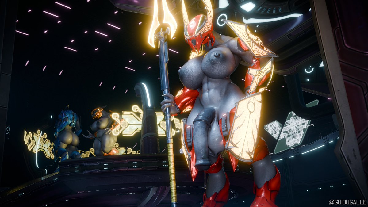 New Sangheili Honor Guard OC ^^ (name pending) Joining the ranks of Swords of Sanghelios to hang out with humanity. (Body writings versions in supp archive >:3 ) 

Big help with edits from <a href="/VulgarVictor583/">VulgarVictor🔞</a> ♥️