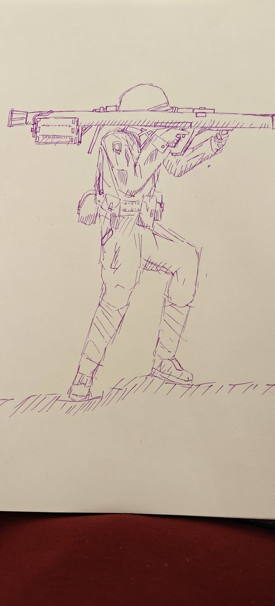 Drew a rotary bazooka? (Reupload for more details)