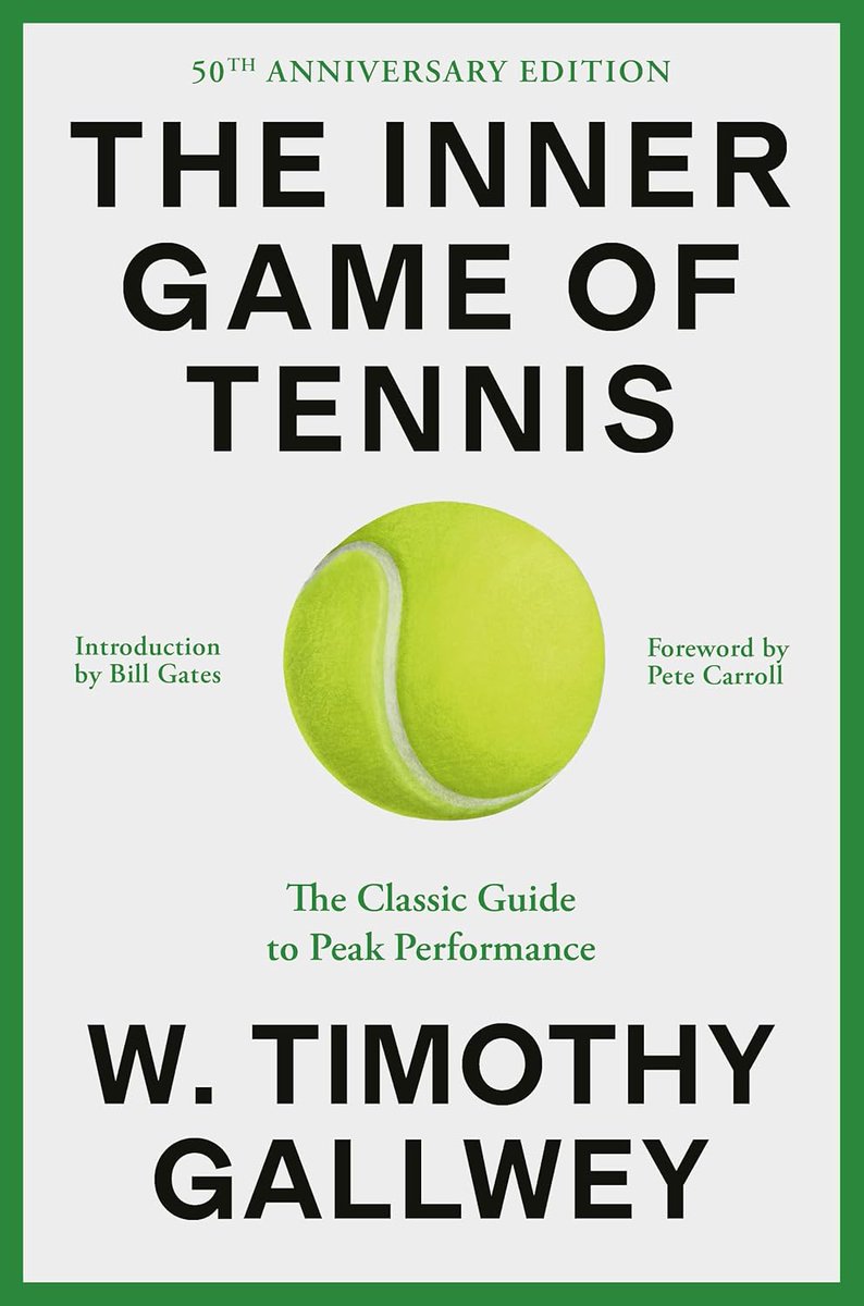 mastersinvest's tweet photo. Bill Gurley’s quote landed for me because it echoes a central lesson from The Inner Game of Tennis: performance changes when perception changes. In the book, Gallwey shows how quickly we become tense and insular when we frame everything as “me vs them.” We tighten up, guard information, and start playing not to lose. The opponent becomes a threat, not a mirror.

Gallwey’s reframing is the unlock: the opponent isn’t simply an enemy, but the supplier of the obstacles that draw out your best. In true competition, each player’s job is to create the hardest possible problems for the other—because those problems are what call forth each person’s best. The paradox is that a great opponent can help you, because they reveal your edge and force you to grow.