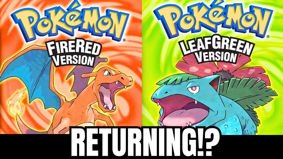 pokepecha's tweet photo. A credible leaker has hinted that Pokemon Firered &amp; Leafgreen will be returning soon... I break down what this could mean 👀 #Pokemon #PokemonFirered 

https://t.co/NPuwwZmJXa https://t.co/cT7N2z5zqX