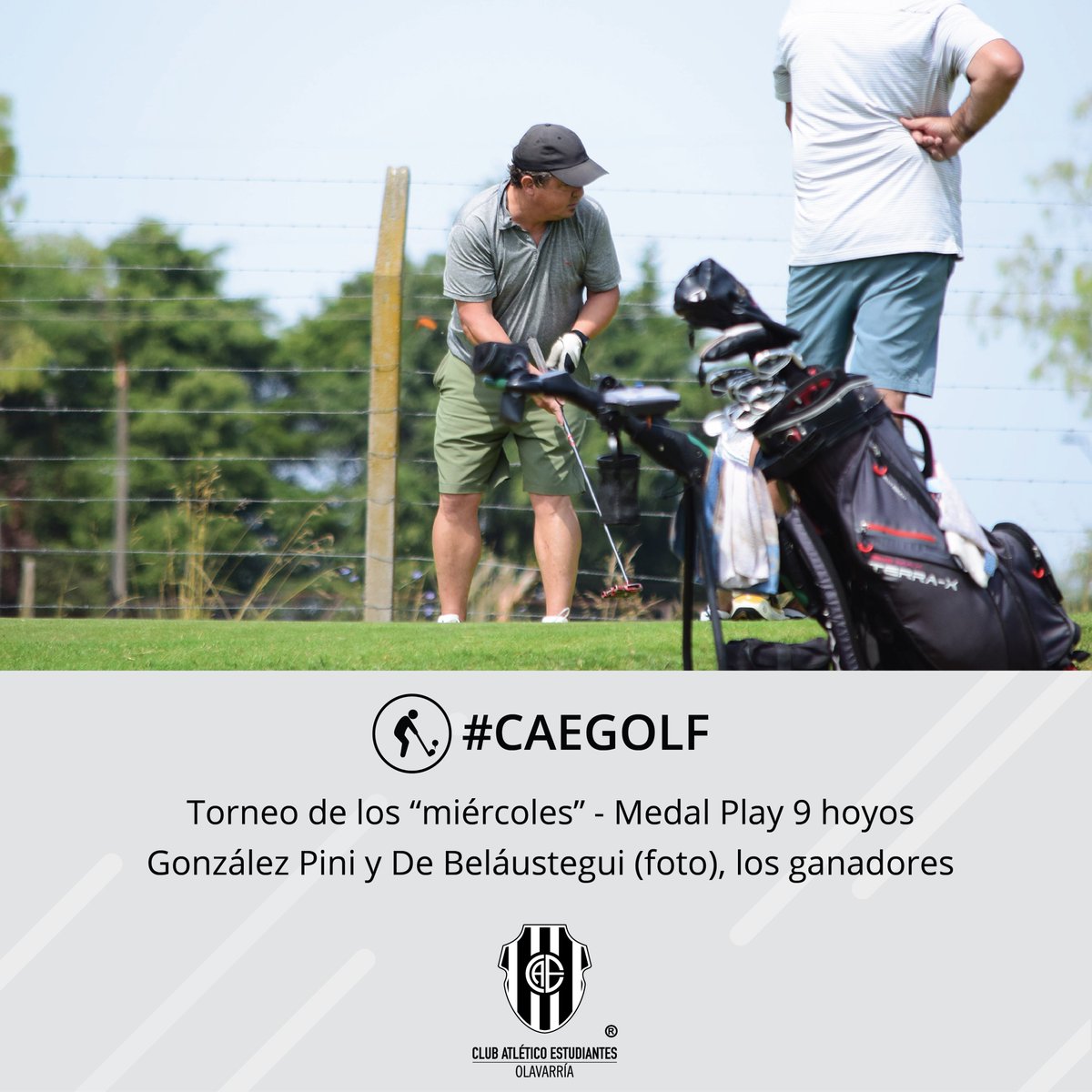 #CAEGOLF ⛳ González Pini y De Beláustegui, los ganadores del “miércoles”

Nota completa: caeolavarria.com.ar/index.php/2026…