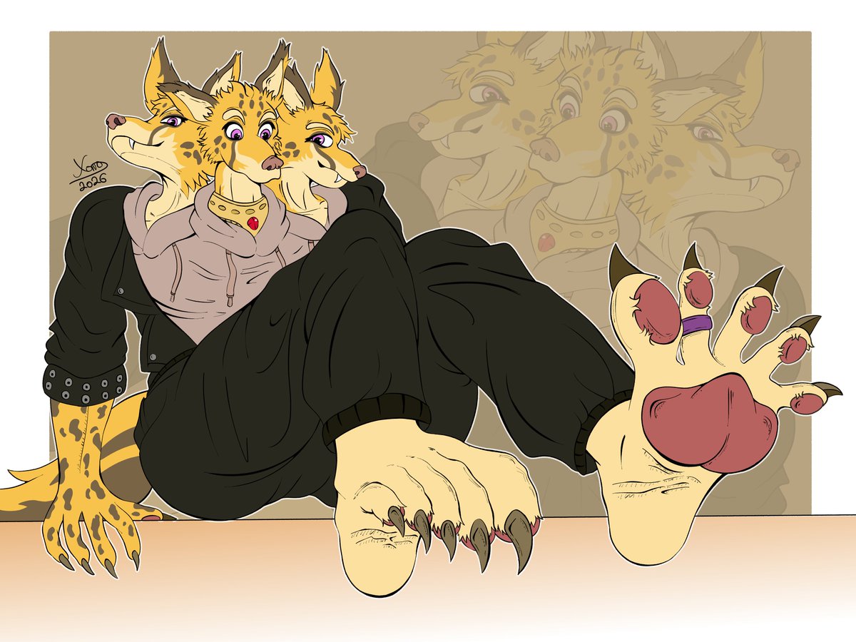 Cerberus show off ✨

Very fun c0mm for <a href="/Penalek2/">Penalek</a> , thanks so much for the support again 💛