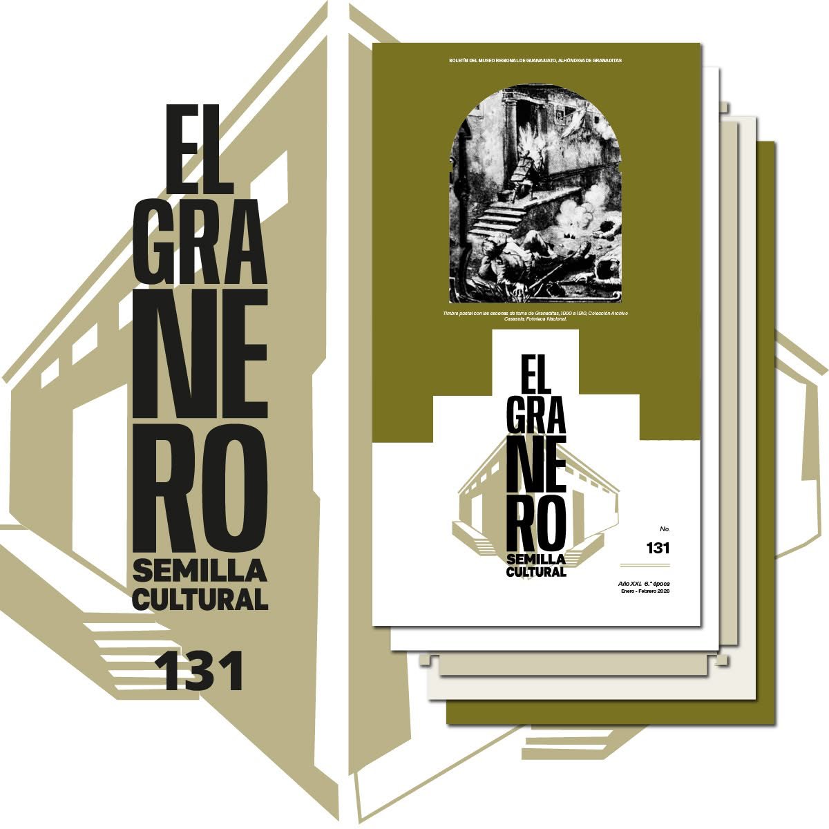 Compartimos el boletín de difusión de las actividades del Museo Regional de Guanajuato #AlhóndigadeGranaditas: 𝗘𝗹 𝗚𝗿𝗮𝗻𝗲𝗿𝗼. 𝗦𝗲𝗺𝗶𝗹𝗹𝗮 𝗖𝘂𝗹𝘁𝘂𝗿𝗮𝗹, en su edición 131:
heyzine.com/flip-book/ec95…