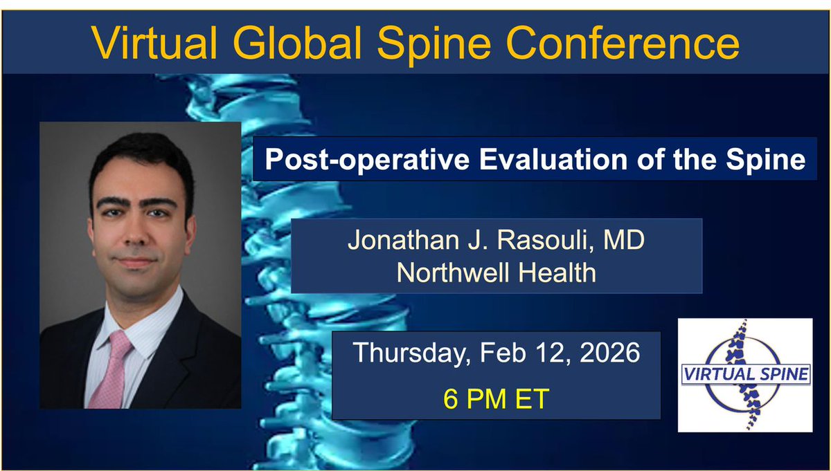 Virtual Global Spine Conference tweet media