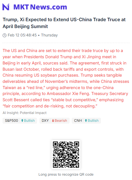 🇺🇸🇨🇳Trump, Xi Expected to Extend US-China Trade Truce at April Beijing ...