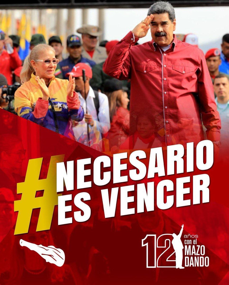 JesusRPadillaM1's tweet photo. @ConElMazoDando @dcabellor #NecesarioEsVencer para continuar construyendo la Patria Nueva. Garantizando el Respeto a la Volutad del Pueblo, la Democracia, la Autodeterminación y Nuestra Soberanía, con Nuestra Constitución.

Defendiendo la Verdad con la indómita voluntad histórica que tenemos por Legado. https://t.co/Sfs3TFBu6K