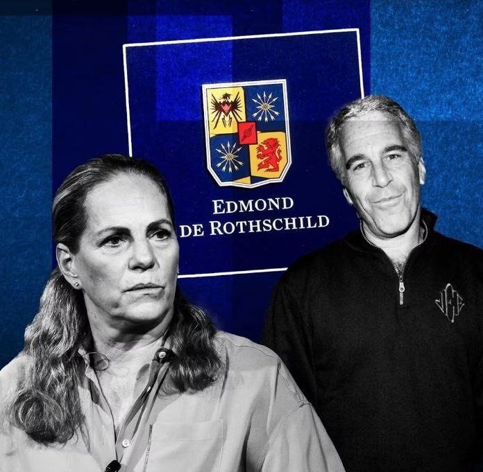 ✡🕎 Existía una estrecha conexión entre el pedófilo judío estadounidense Jeffrey Epstein y la familia de banqueros judíos internacionales Rothschild a través de la relación entre la baronesa y directora ejecutiva del grupo bancario suizo Edmond de Rothschild, Ariane de