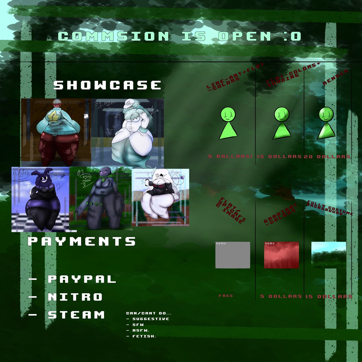 NYER 🏳️‍⚧️ COMM OPEN (4/2) tweet media