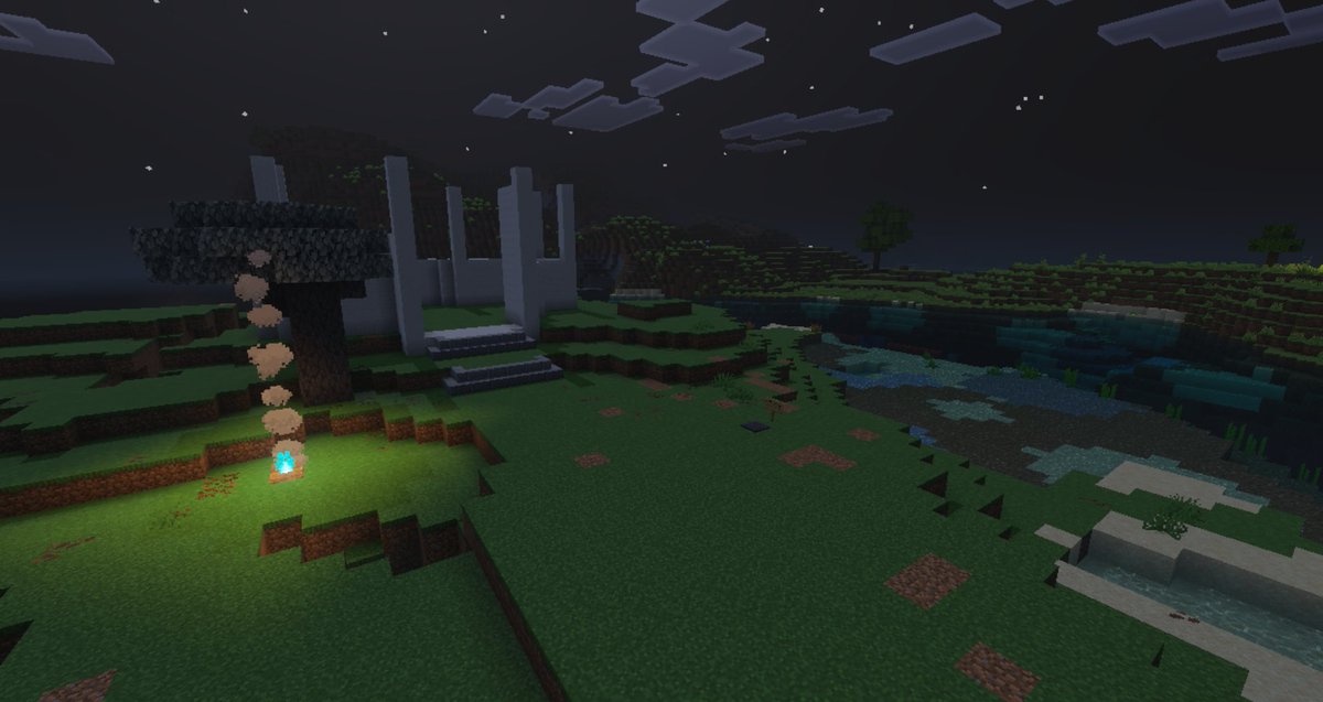 Found a nice scenic spot for the setting of the puzzle house, still working on how big I want it to bebut this is a good start.