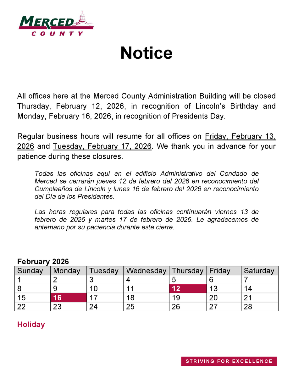 Merced County tweet media