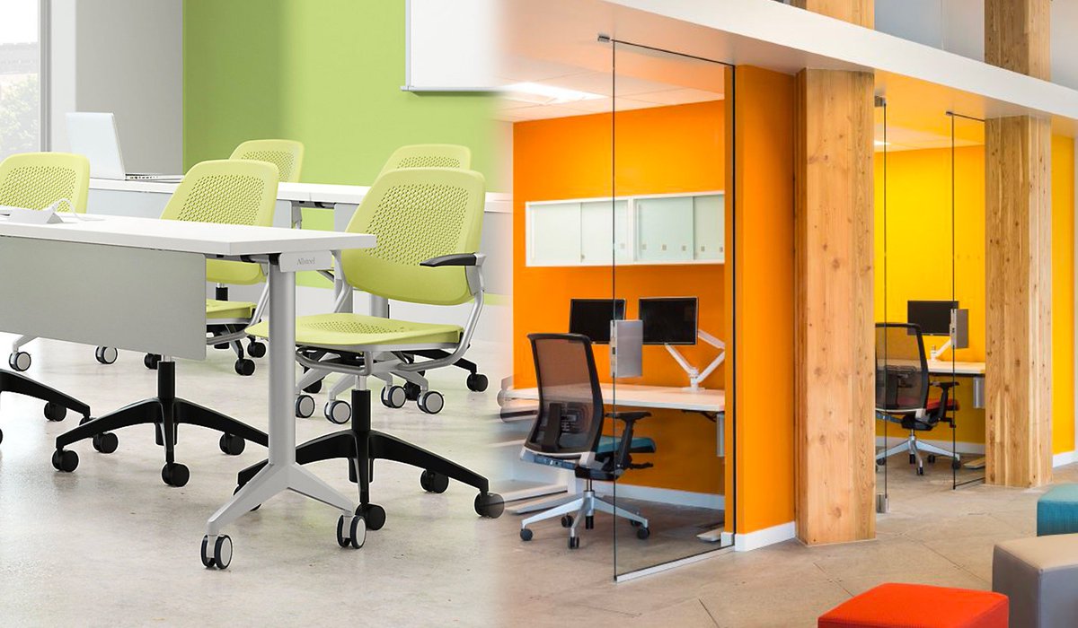 ENGAGING TRAINING ENVIRONMENTS evolve quickly due to the nature of this rapidly changing, fast-growing business sector which enables the creation of bold trendy designs that multitask. #trainingworkspacesolutionsaustin hubs.ly/Q042y0GF0