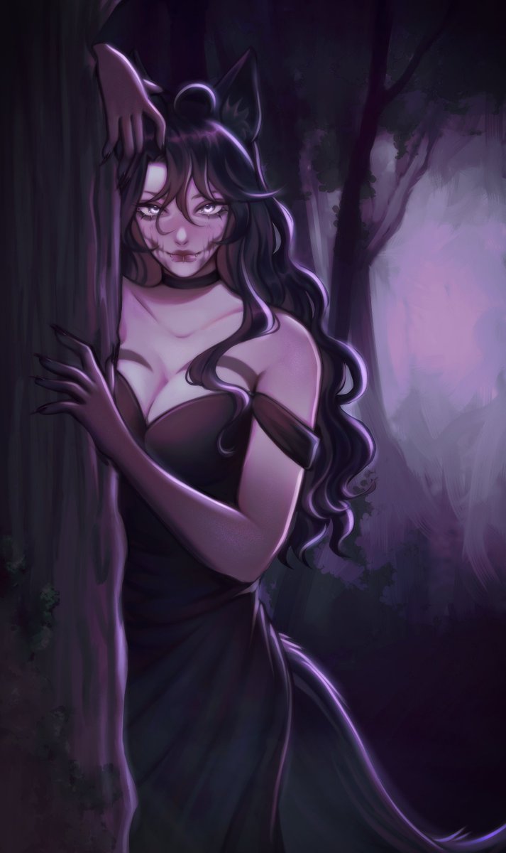 OC APPRECIATION👻🦊💜🖤

Now let's see yours!💜
 ♡ / ↻ appreciated!