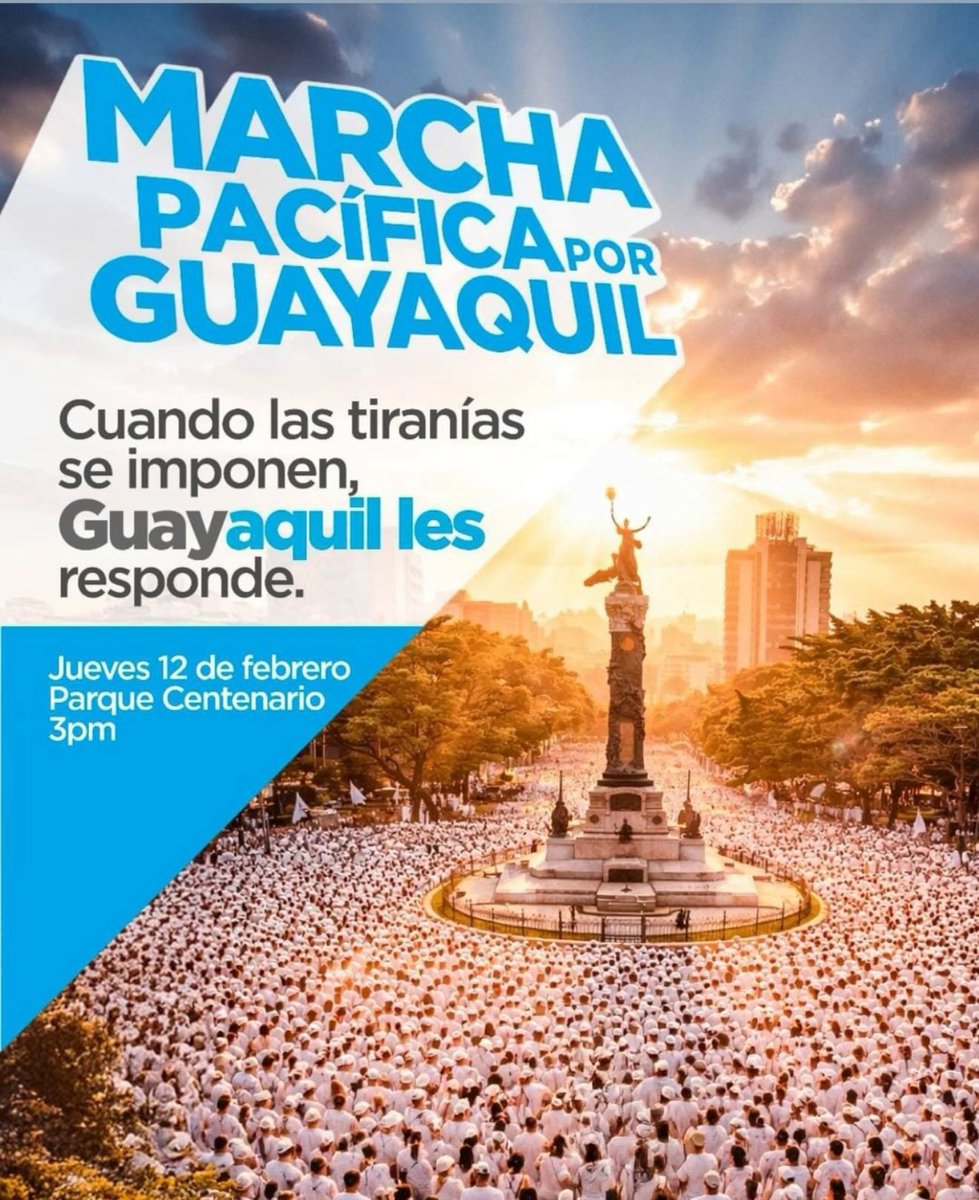 Llegó la hora gente !!! 

Es hora de ponerles un alto a estos hijos de puta 

#EcuadorConAquiles 
#EcuadorEnDictadura 
#SomosResistencia ✊