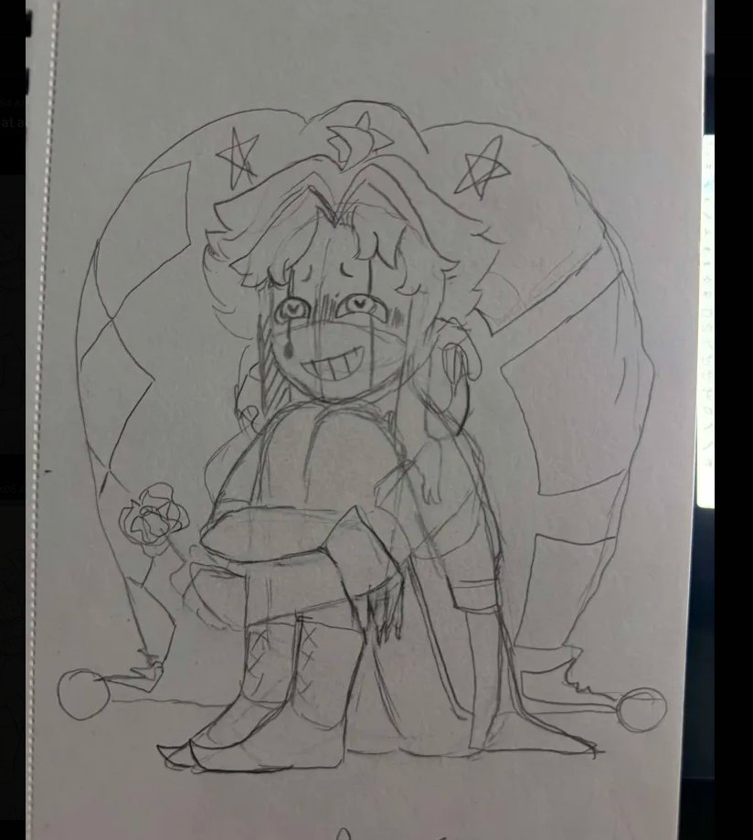 ImAtACircus's tweet photo. the line work and sketch of my last post, I'm just super proud of it lol #thefreakcircus #tfc https://t.co/kplccRMB5O