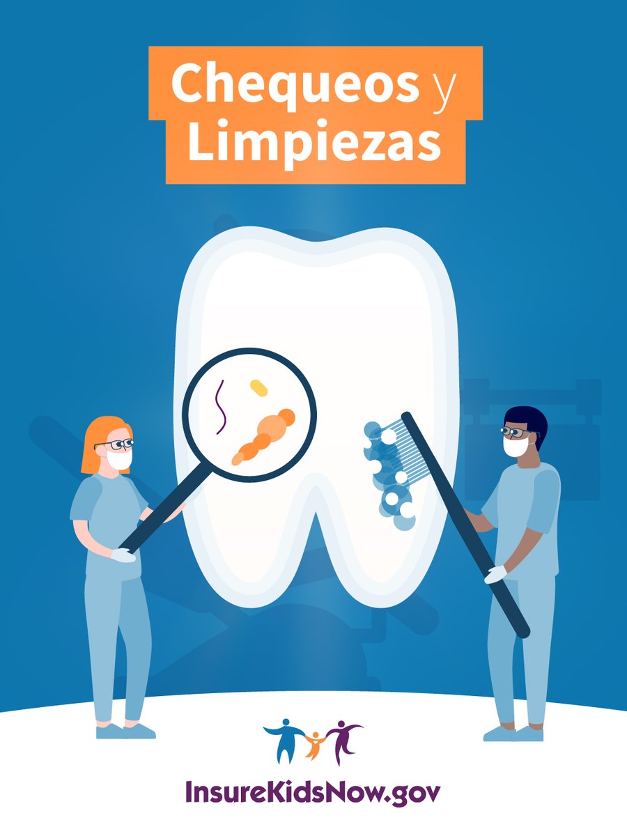 Empiece a tener buenos hábitos dentales desde el principio. Medicaid y CHIP cubren los servicios dentales esenciales para mantener la sonrisa de su hijo radiante: 

👩⚕️Chequeos y limpiezas 
🦷 Rayos X 
🪥 Rellenos dentales 

Inscríbase hoy:  go.hc.gov/4qrNCbb