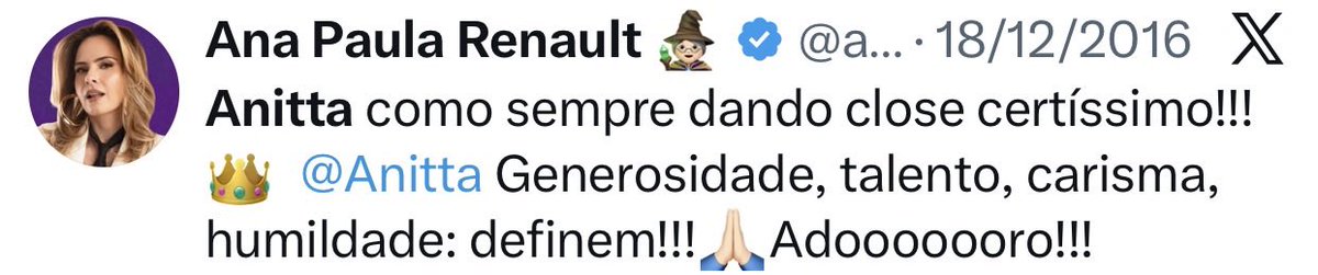Ana Paula Renault 🧙🏻‍♀️ tweet media